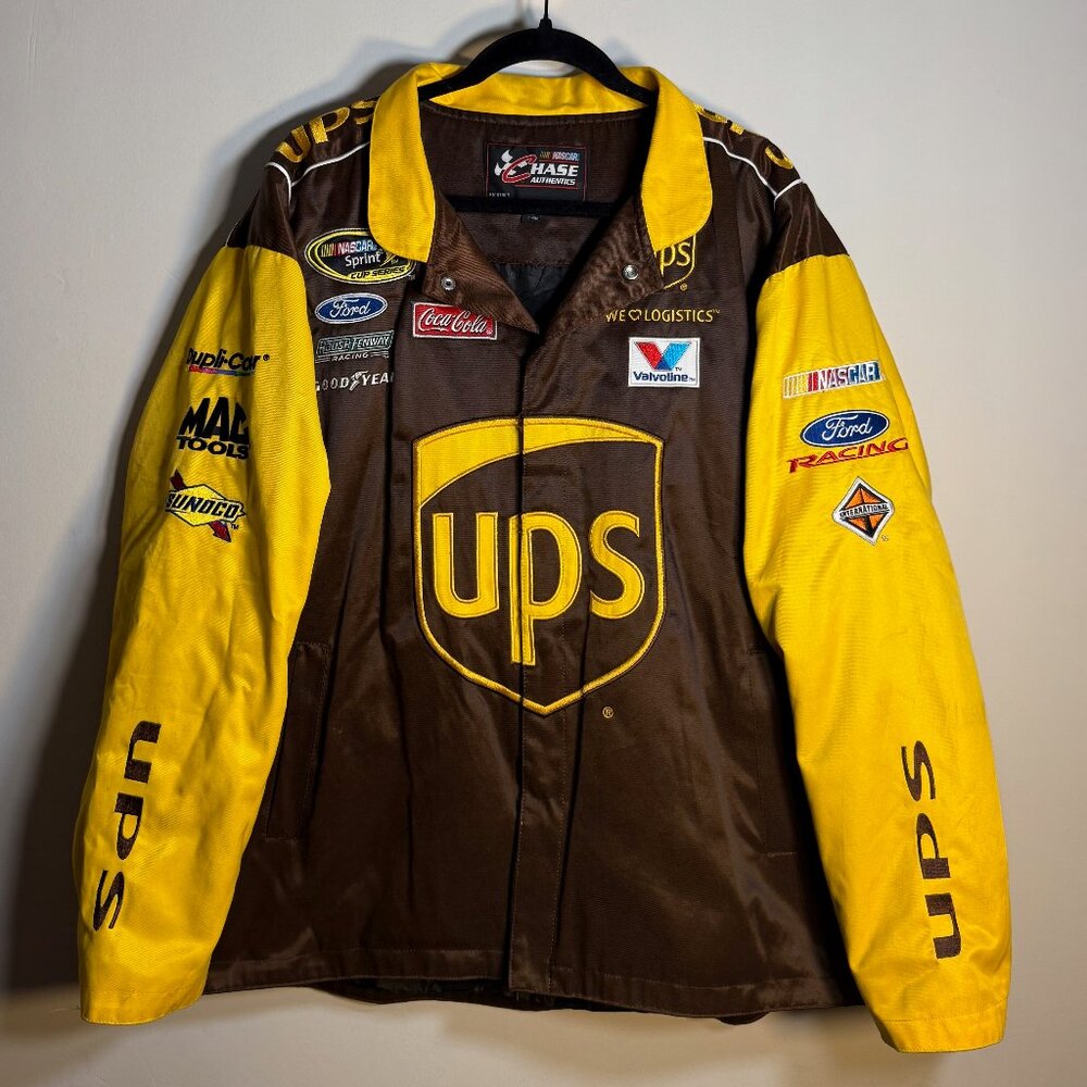 Vintage NASCAR Chase Authentics UPS Jacket